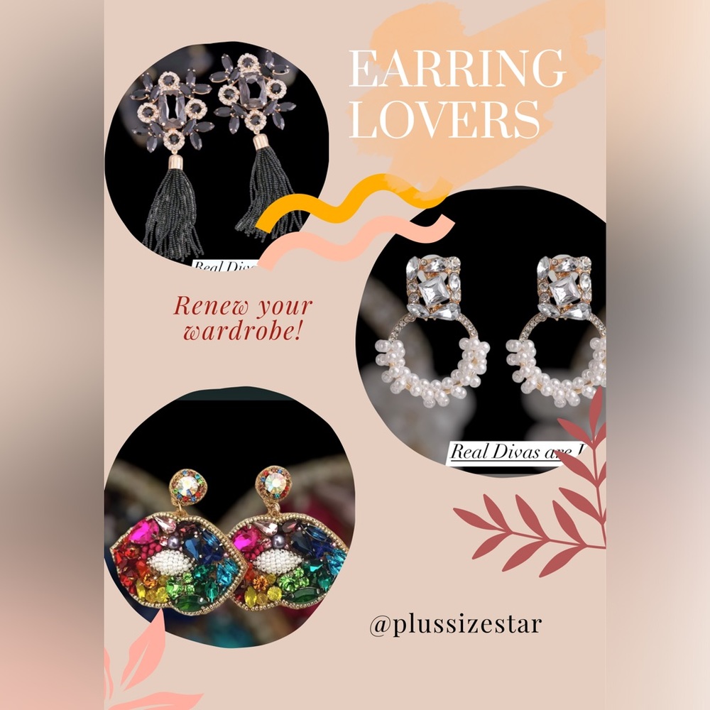 Like this to be notified for earrings and jewelry shows